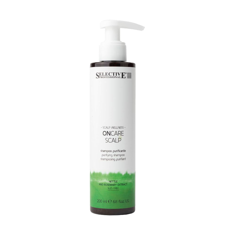 Очищувальний шампунь для волосся Selective Professional OnCare Scalp Purifying Shampoo проти лупи, 200 мл